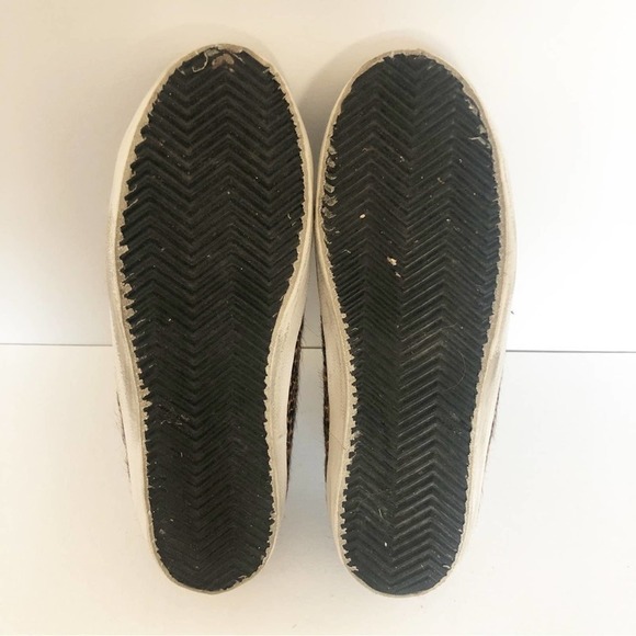 Golden Goose Superstar Leopard Print Pony Hair Glitter Star Distressed Sneakers - Picture 14 of 14